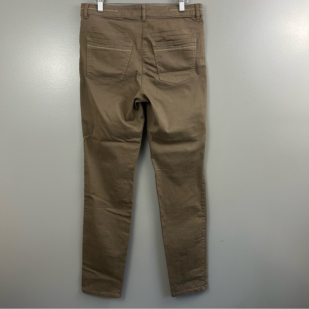 NWT Steilmann Betty Slim Brown Pants Jeans Size 8 - Picture 4 of 13